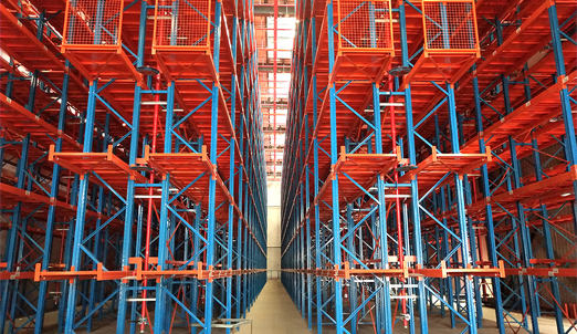 浙江窄巷道（dào）重型貨架（jià）案例